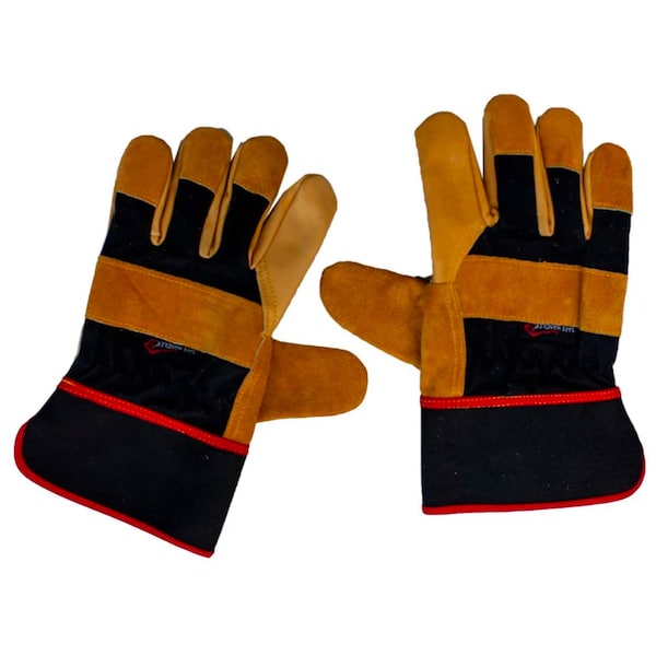 Safe Handler XGrip Camel Leather Gloves, OSFM, PR SH-MS-720-IGAB-CL